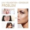 Double Head Concealer Makeup Moisturizing Natural Brightening Concealer Spot Pockmarks Moisturizing Double Head Concealer -7Ml