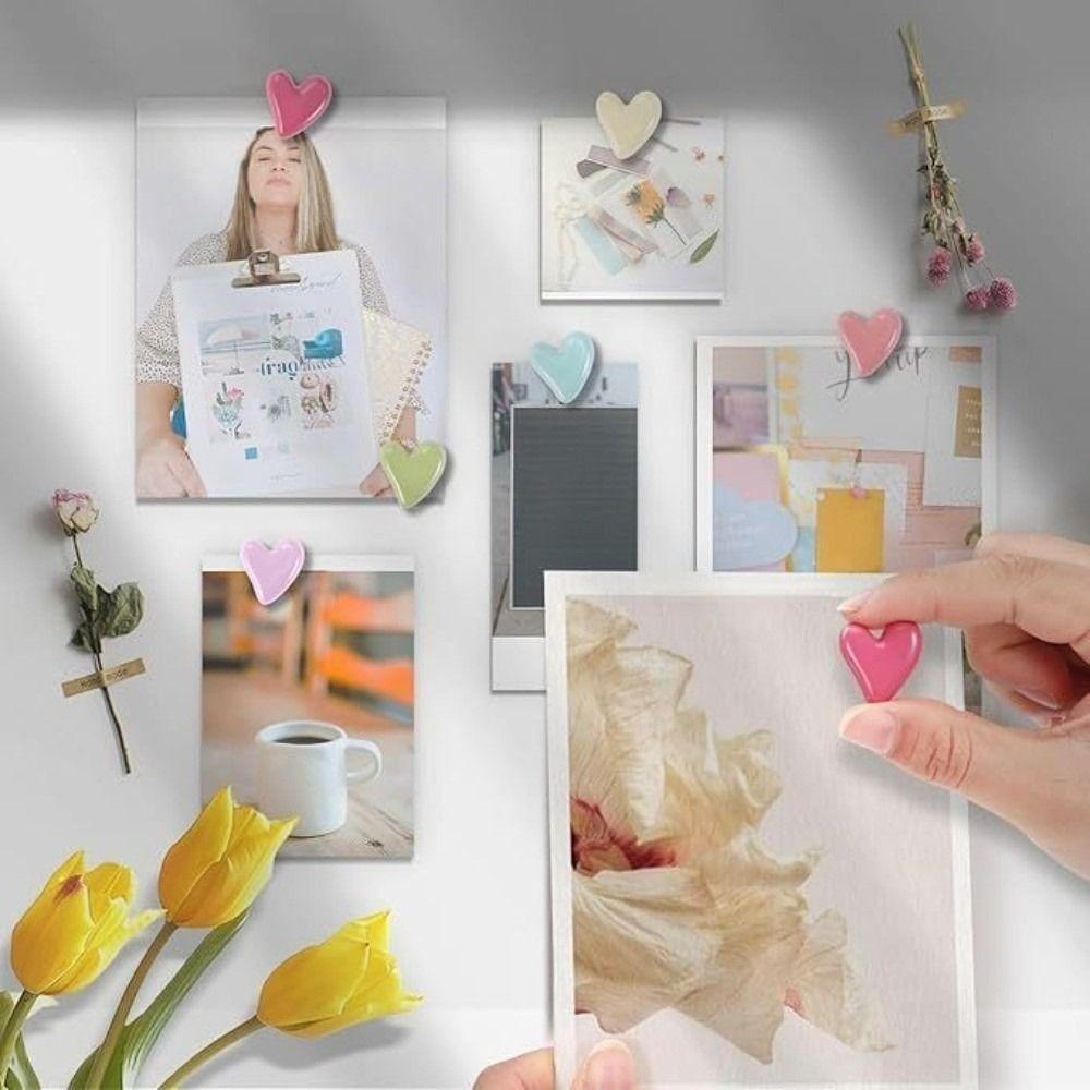 Macaron Irregular Heart Shape Pushpins 3D Thumb Tacks Board Thumbtack  Photo Wall Decor