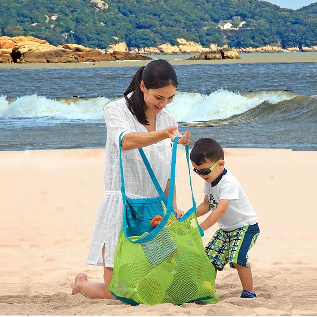 Large Outdoor Folding Beach Handbag - Perfect for Travel, Clothing, Toys, and More