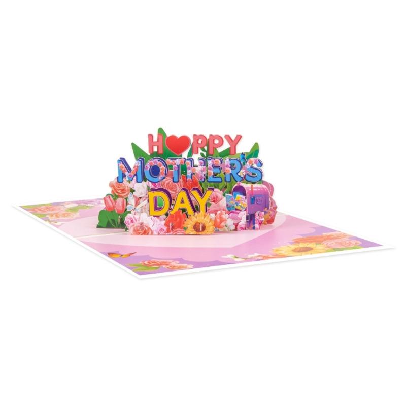 Popup Cards 3D Flowers Popup Birthday Card Popup Greetings Cards Gift Cards for Valentines Day,Mother Day,Birthday 1