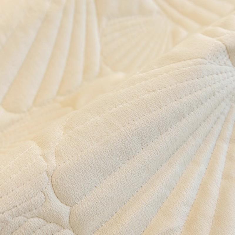 Crystal Velvet Sofa Cushion Cover Cushion  All Seasons Modern Solid Color Cotton Anti-slip Sofa Cover