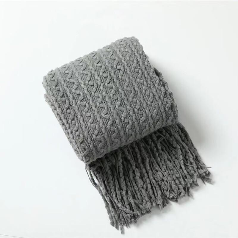 Knitted Sofa Throw Blanket