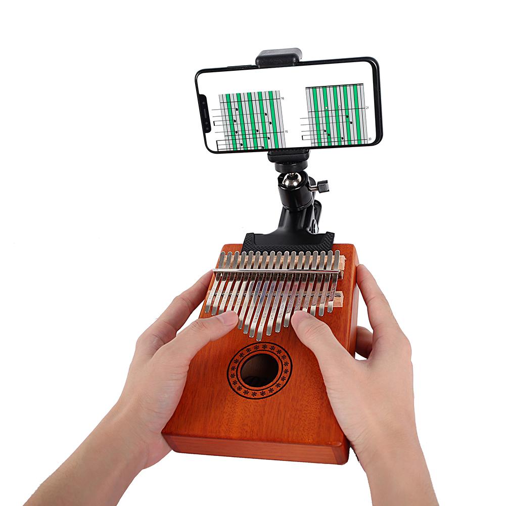 Clemă pentru cap pentru chitară Smartphone Suport pentru telefon mobil Ajutor muzicieni Clip de suport pentru transmisie live pentru chitare acustice electrice