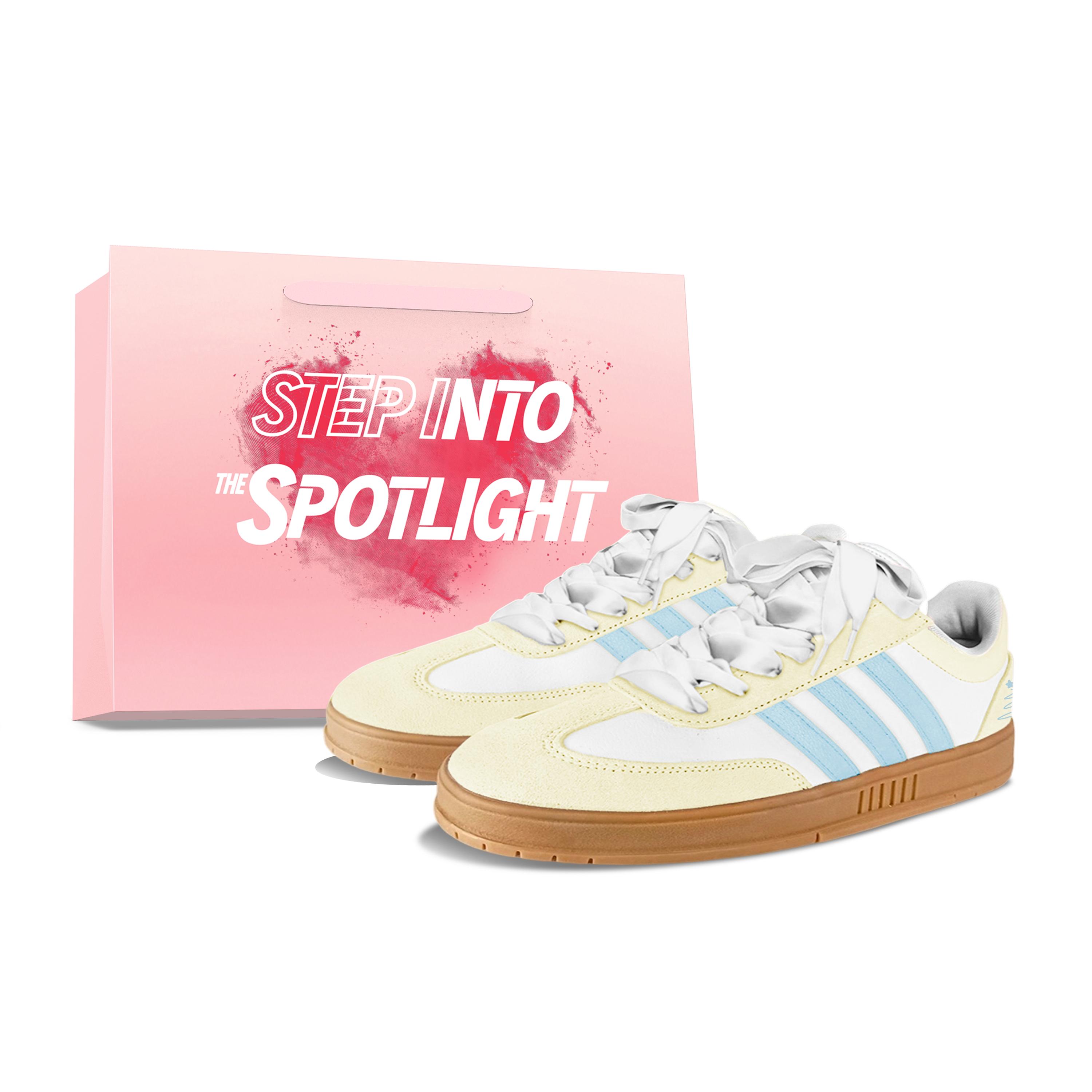 Adidas GRADAS Maris Sal Moonlight Suede Low top Skateboard Shoes Unisex Sky Blue IE9044(Team1732--PBOX) 38