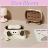 Plastic Soap Dish Wall Mount With Sucker For Bathroom Storage And Drainage