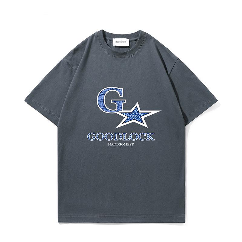 

WASSUPNEST Унисекс Тяжелая Хлопковая Уличная Футболка с Коротким Рукавом XL