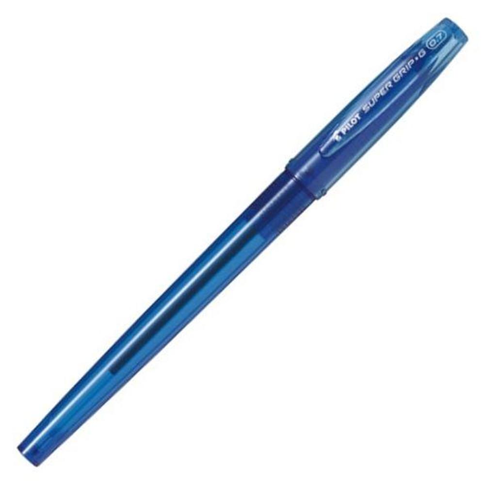 Pilot Oilbased Ballpoint Pen Super Grip G Cap Type Blue 07mm  16mm