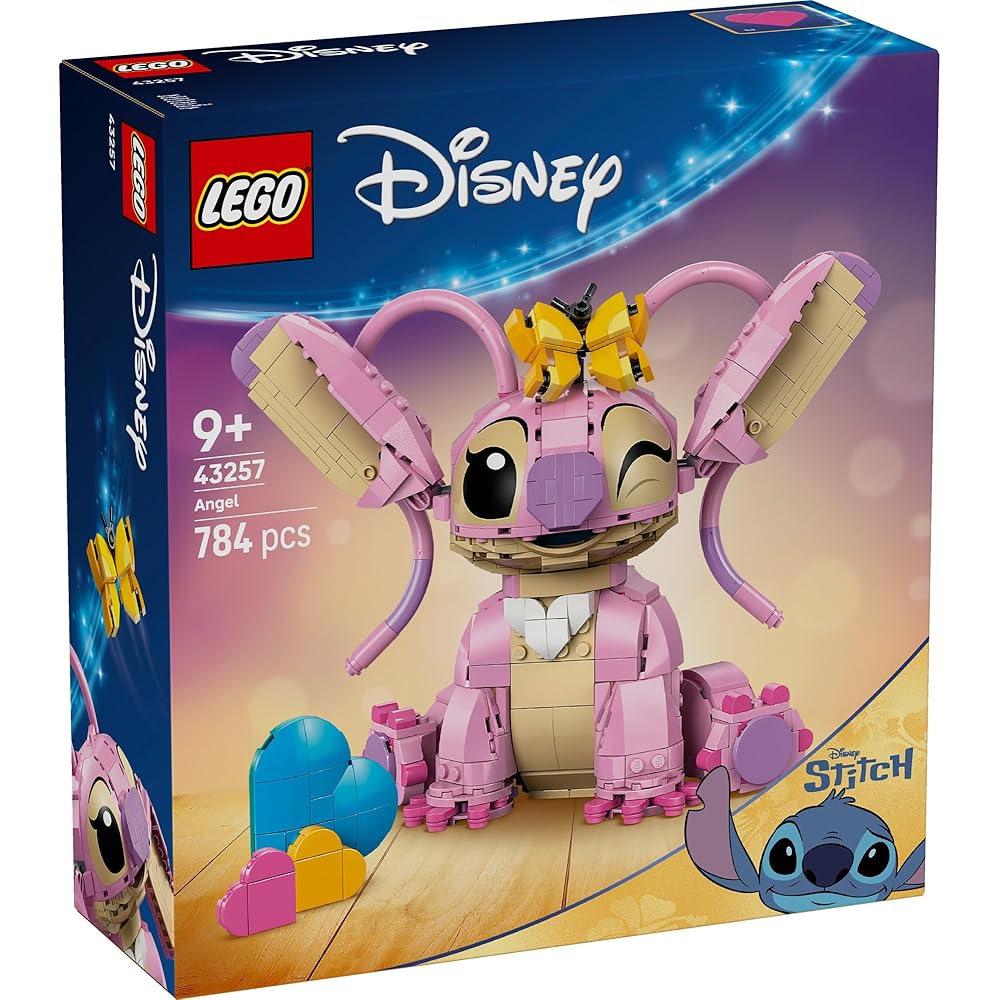 LEGO Disney Angel Toy Building Blocks Set for Kids Age 9-11 with Figures and Accessories 43257