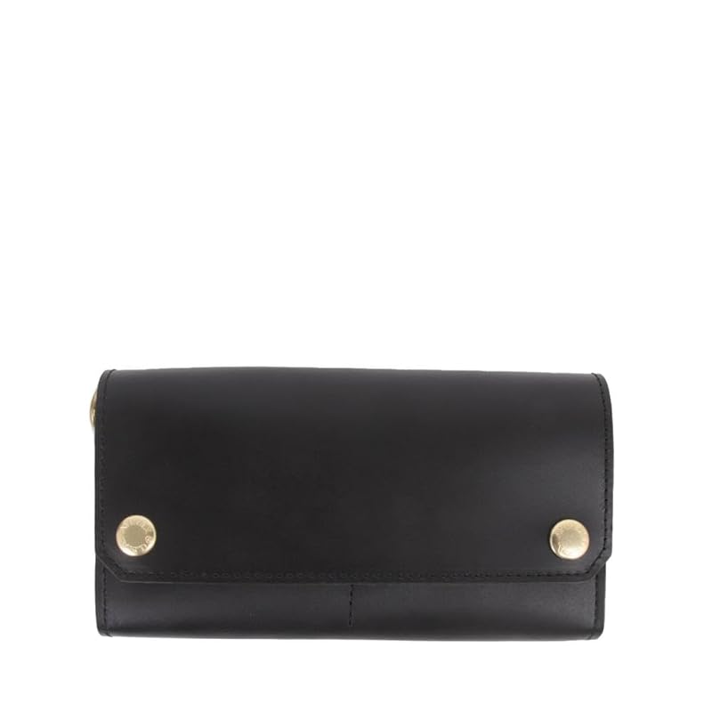 

[Avirex] buffalo leather long wallet AX9303 black