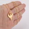 Dawapara Phoenix Guardian Animal Necklace Mythology Bird Pendant Protection Strength Symbol Stainless Steel Women Necklace