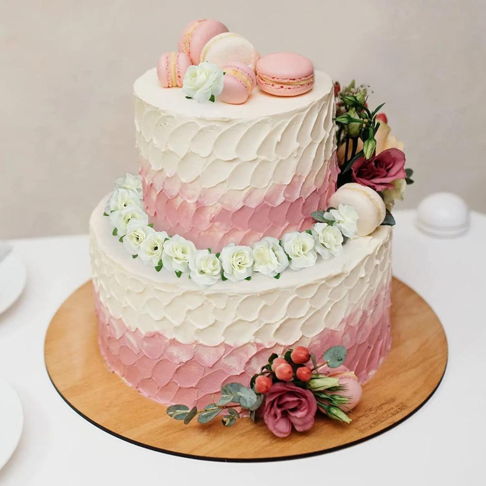 10/20pcs Artificial Flowers Silk Cream Rose Hot Sales Christmas Wedding Bridal bouquet Diy Home vase Garden Festival Decoration