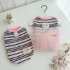 Breathable Summer Dog Vest D-Ring Harness Puppy Clothing New Dog Tulle Dress  Photoshoot Use