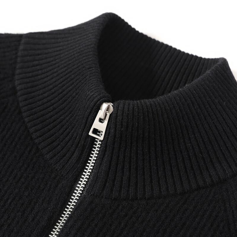 Antonio Men's Luxury Cashmere Wool Blend Full-Zip Cardigan Jacket