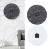 Wall Clock,Nordic Marble Print Silent Clocks Round Acrylic    ing Timepiece  Wear Resistant Decor for Home Bathroom Bedroom School