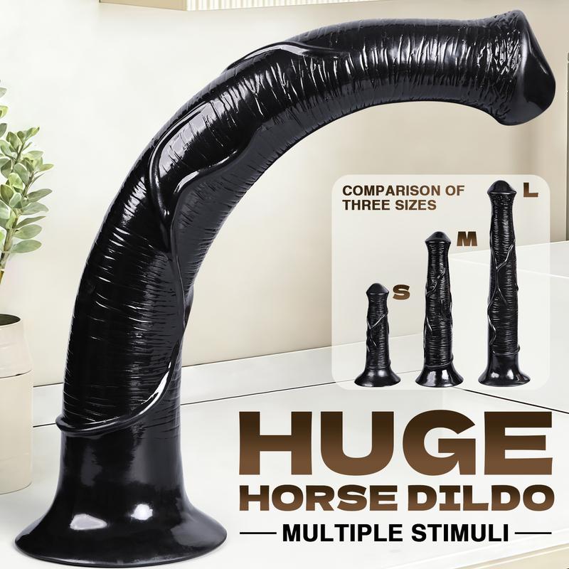 Thick Horse Dildo Sex Toys for Man Realistic Skin Feel Dildo Penis Soft Male Masturbator with Suction Cup Adult Toys for Women