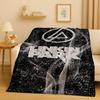 Retro L-Linkin Park Sign Rock Band Music Flannel Blanket,Ultra Soft Warm Plush Throw for Home Bedroom Bed Sofa Cover Camping