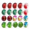 Handmade 66-Piece Children's Silver Christmas Bracelet & Bead Gift Set