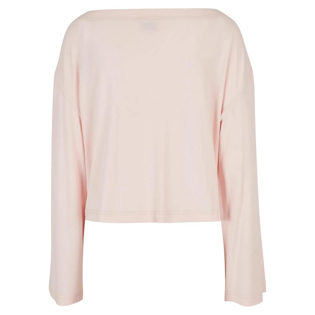 Urban Classics Womens/Ladies Modal Boat Neck Long-Sleeved T-Shirt