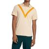 Polo Shirts Men's Yellow Polo Collar Moderate Straight Fit 939084-838