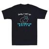 Tut mir leid, ich kann nicht. Ich bin eine Hauskatze. Lustiges Meme-Zitat für ein Indoor-Kätzchen Herren T-Shirt