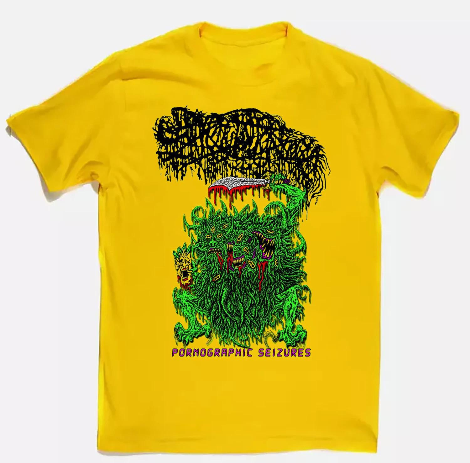 NEW Sanguisugabogg Band Album For Fans Heavy Cotton Yellow S-5XL T Shirt TU806 XXL