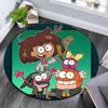 Amphibia pattern round rug,Carpet Rug for Living Room Bedroom Playroom ,Non-slip Floor Mat,Holiday Gifts and Birthday Gifts.