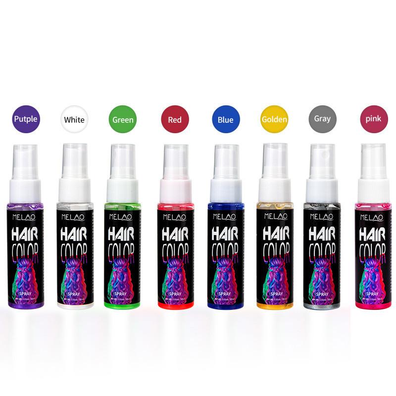 Schiuma Spray Colorante Temporaneo per Capelli Con Formula Vegetale Per Lo Styling dei Capelli Colorati