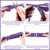 183*3.8cm Yoga Strap Cotton Exercise Yoga Belt Adjustable Woven Stretch D-Ring Buckle Fitness Stretching Bands Pilates Rope