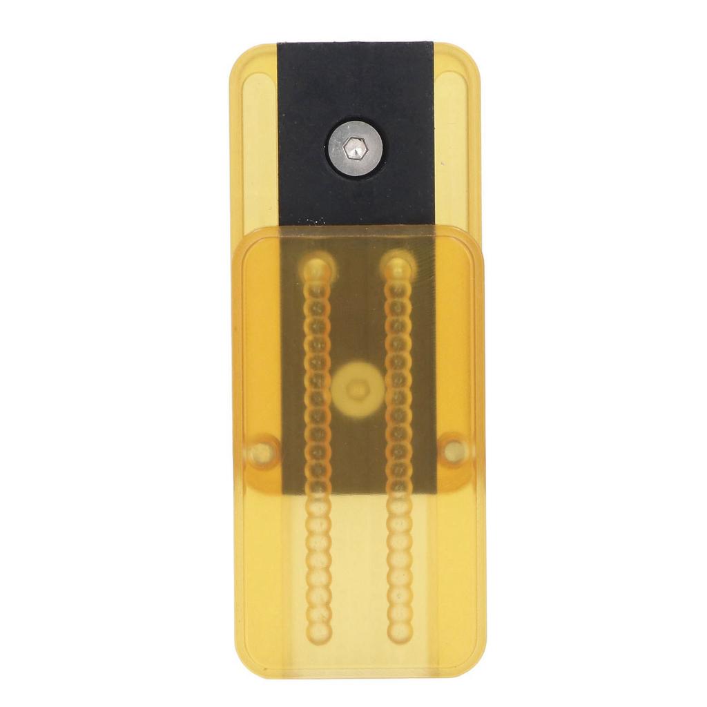 Bernsteinfarben Transparentes PEI Haptischer Schieber Doppellagige Schiene Anti-Angst Stressabbau Schiebekarte