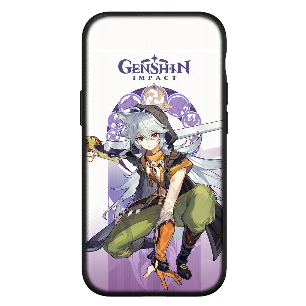 Pro Samsung Galaxy S24 S23 iPhone 16 15 14 Xiaomi Redmi Note 13 12 11 10 8 Plus 9 Pro Max X XR Pouzdro na telefon Genshin Impact Razor QiQi OPPO Huawei Cover