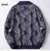 Vintage Cardigans for Men Shawl Collar Knit Cardigan Sweaters Button Down Knit Sweater Casual Long Sleeve Cardigan Men's Spring Fall Knitted Jacket