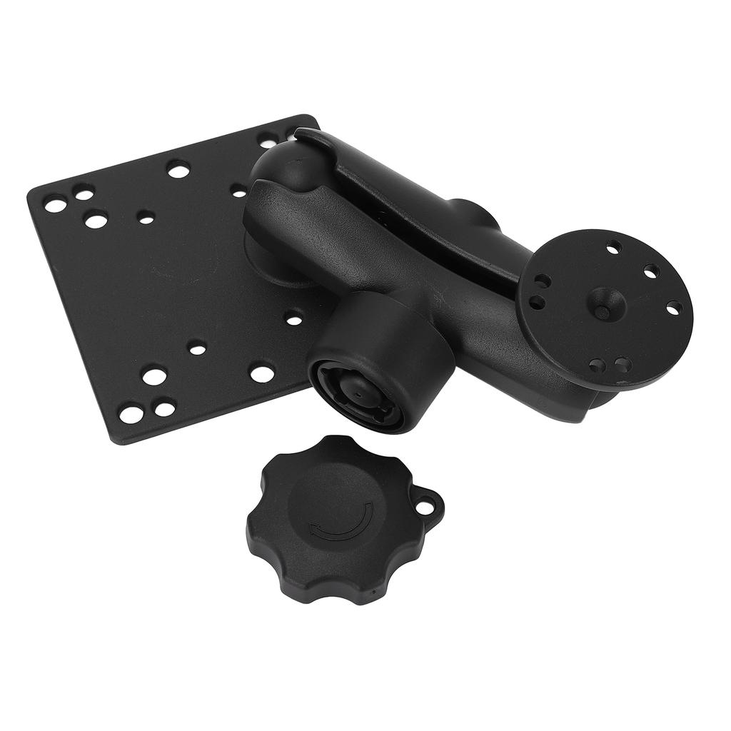 Double Ball Mount Double Socket Arm Tablet Fish Finder Mount with 1.5 Inch C Size Ball for Phone Vehicle Boat