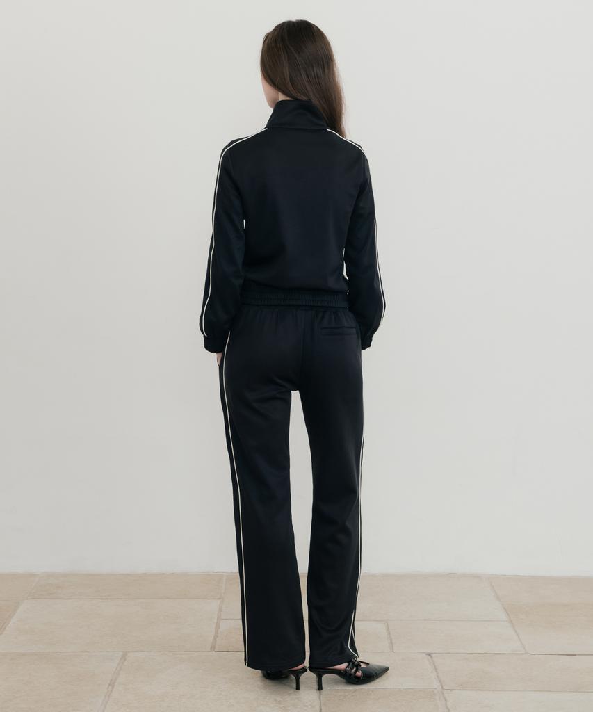 Ssin And Lee (W) Nuage Lounge Jersey Jacket Black