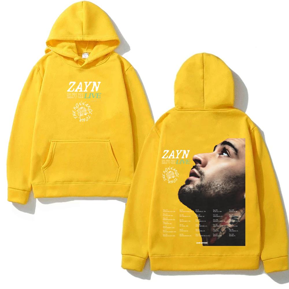 Zayn Malik Hoodie THE KONNAKOL TOUR 2026 Fashion Aesthetic Hoody Retro Classic Soft Punk Comfortable Hooded Pullovers Fleece