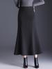 Collection Hiver 2025: Jupe Midi Moulante Queue de Poisson Taille Haute
