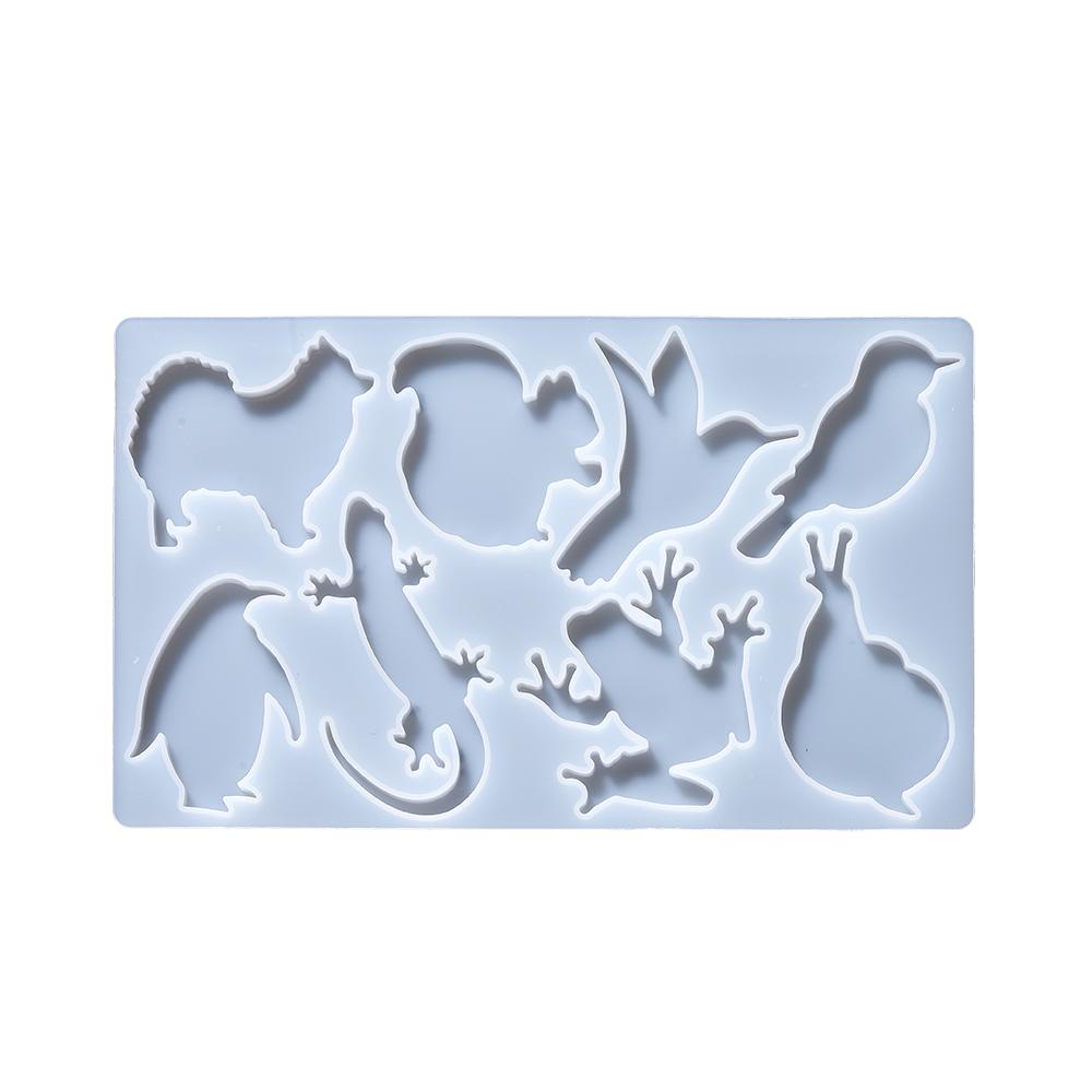 

Animal Shape Pendants Silicone Mold Epoxy Resin Casting Mould for DIY Jewelry Pendant Keychain Craft Making Supplies Accessories