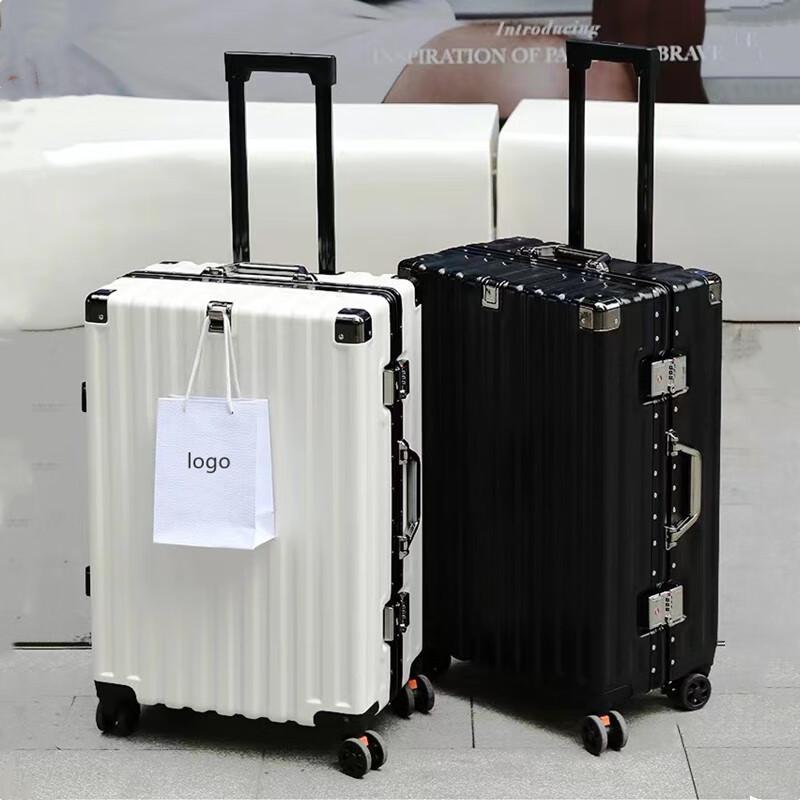 OEING Silent Universal Wheel Aluminum Frame Luggage