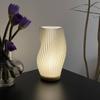 Dimmable 3D Pleated Table Lamp 3 Color Bedside Lamp INS Minimalist LED Desk Lamp  for Bedroom