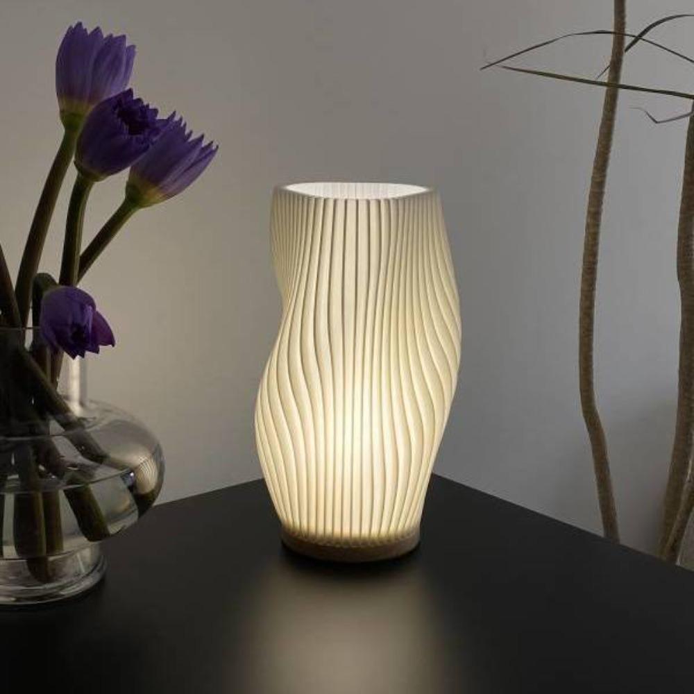 3 Color 3D Pleated Table Lamp Dimmable Bedside Lamp INS Minimalist LED Desk Lamp Card Seat