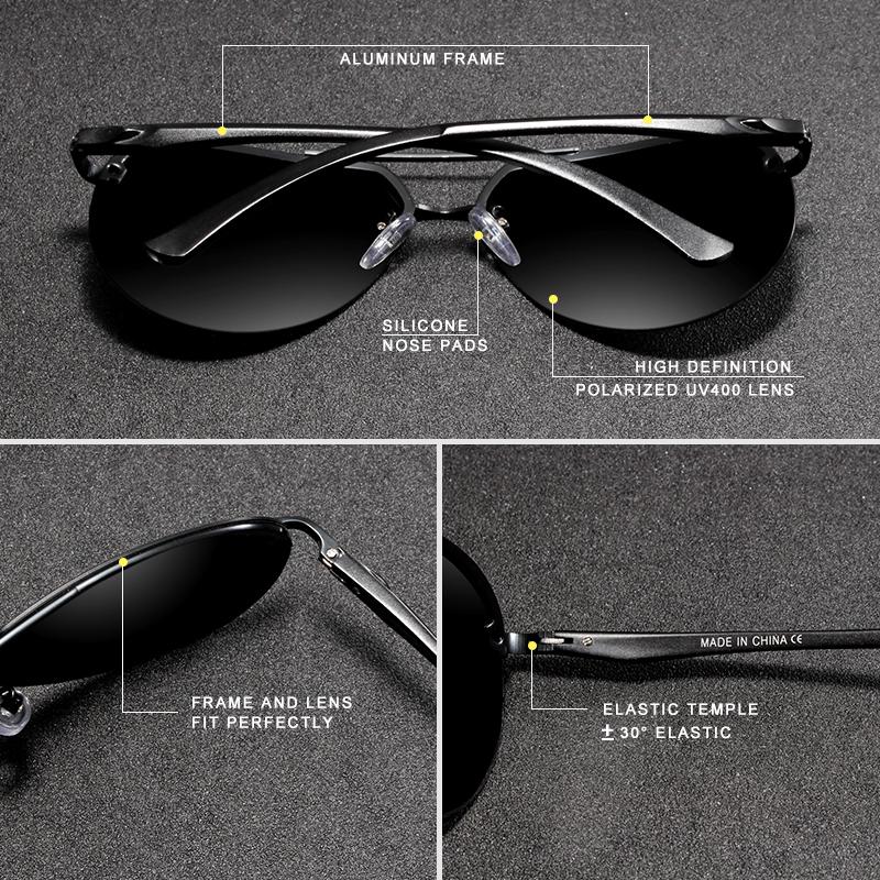 Kingseven Αλουμίνιο HD polarized γυαλιά ηλίου αεροπορίας Γυναικεία Ανδρικά γυαλιά ηλίου οδήγησης