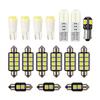 16Pcs/Set White Car LED Interior Reading Light Kit For VW Passat  B6 12V