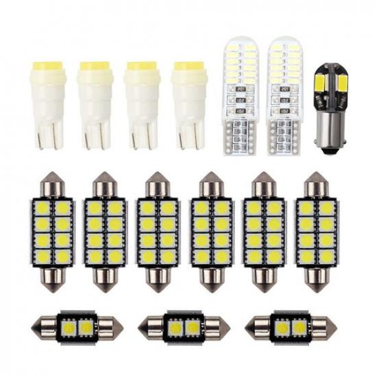 16Pcs/Set White Car LED Interior Reading Light Kit For VW Passat  B6 12V