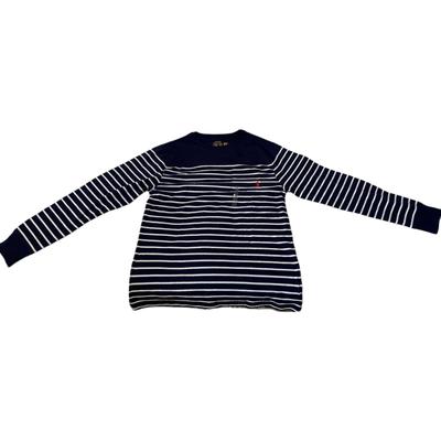 Polo Gestreifter Baumwoll-Pullover mit langen Ärmeln Kinderpullover 323839691-003
