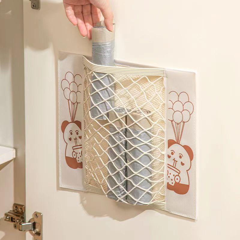 Aufbewahrungsnetzbeutel Müllbeutel Aufbewahrungsartefakt Küche Plastiktüten Organizer Beutel Sammler Einkaufsaufbewahrung Hängebeutel