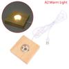 Wooden Led Light Dispaly Base Square Wooden Night Lamp Base Light Display Stand