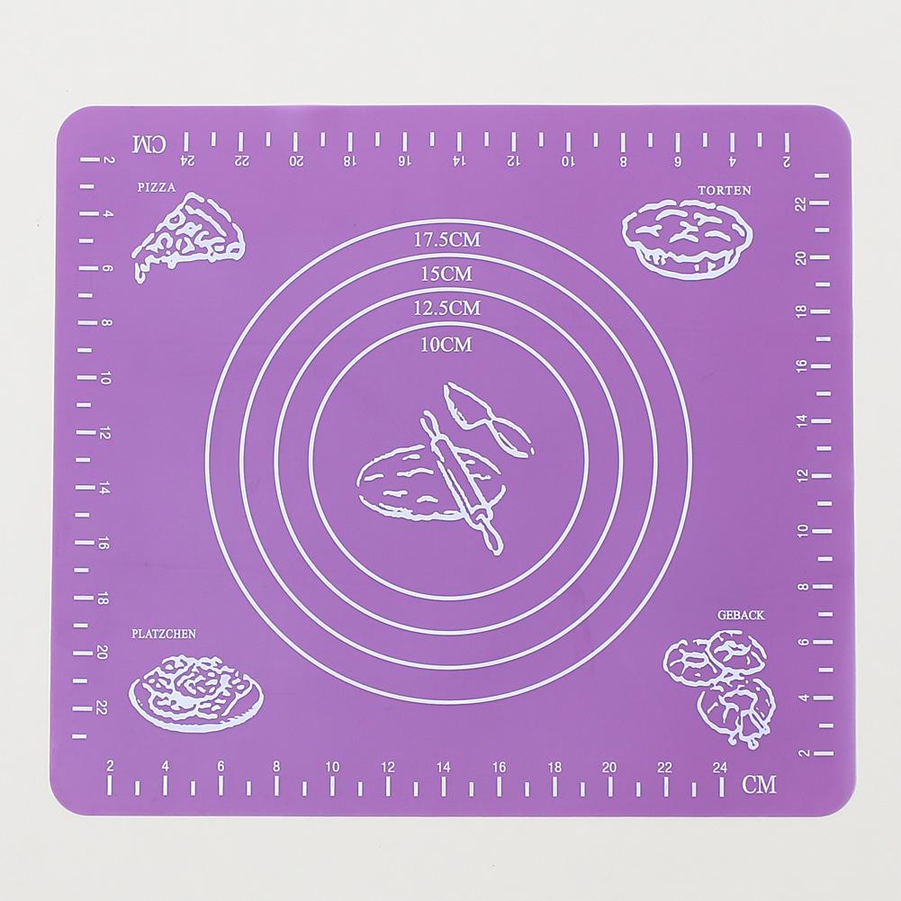 Silicone Kneading & Baking Mat - Heat-Resistant, Thick, Ideal for Dough, Noodles & Cutting