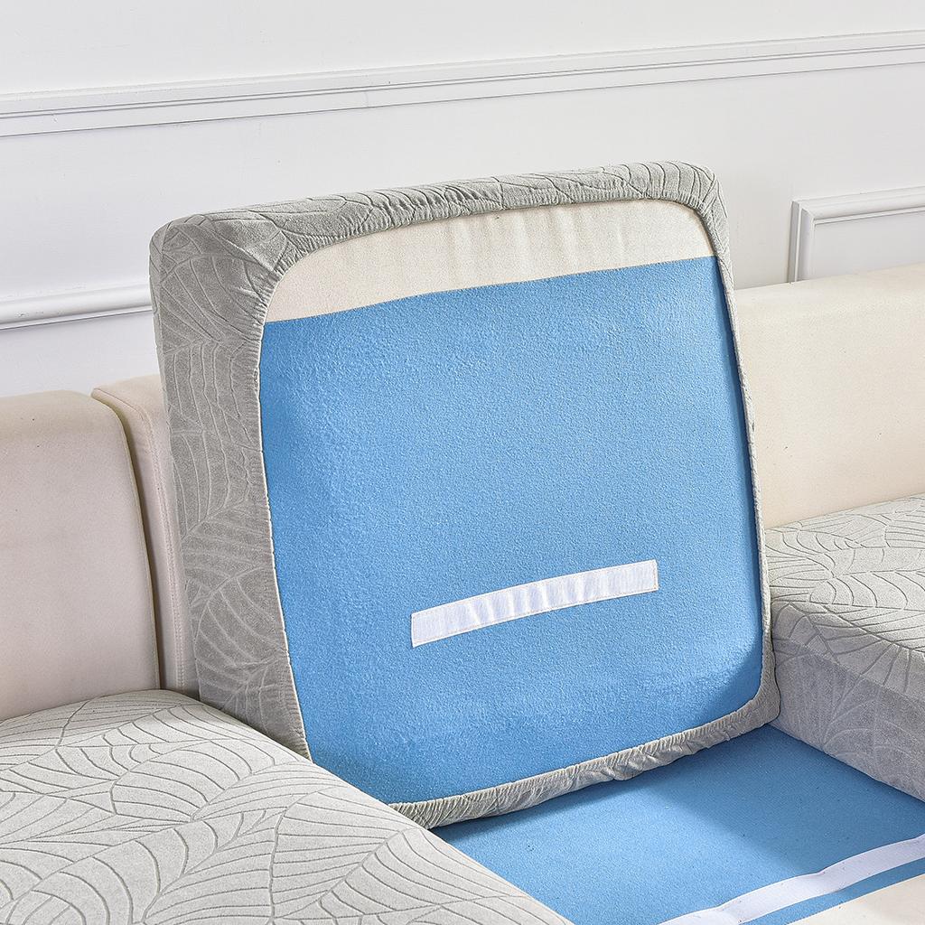 Funda impermeable para cojín de asiento Funda elástica para sofá Ajustable Extraíble Protector de muebles para mascotas Niños Funda de silla