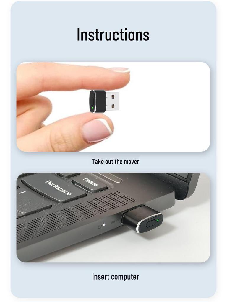 USB Mouse Mover: Anti-Sleep Jiggler Prevents Screen Lock