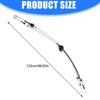 Long Lasting Heavy Duty Shifter Cable For Manual Transmissions Rust Resistant Design for Vehicles 15277760 5125630733