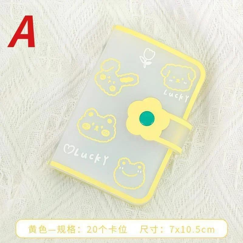 20 Pockets 3 Inch New Card Note Collection Photo Album Album PVC Photocard Holder Women ID Credit Card Binder Travel Accessories